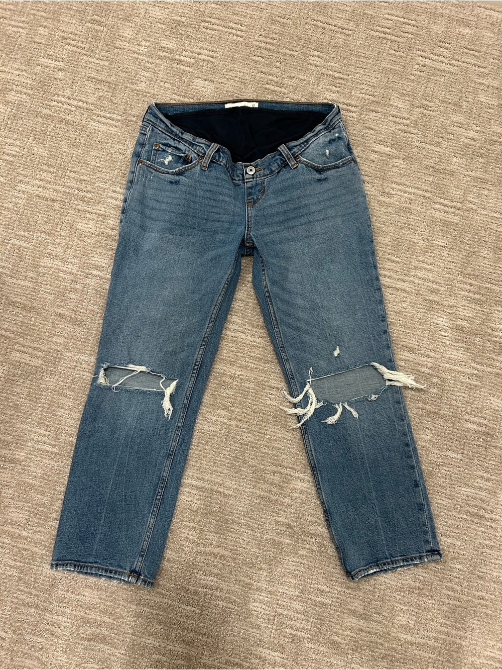 Abercrombie and Fitch Maternity Blue Jeans